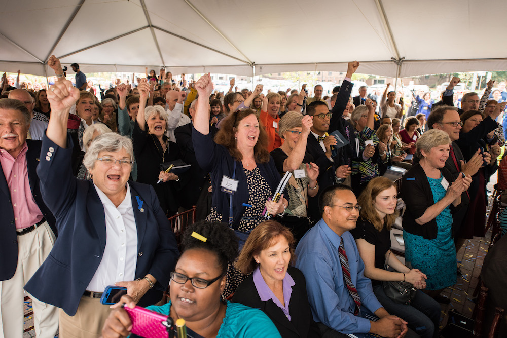 9/18/15 School of Nursing grand opening and ribbon cutting for their new building